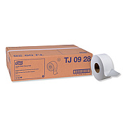 Tork Universal Jumbo Bath Tissue, Septic Safe, 2-Ply, White, 3.48" x 750 ft, 12 Rolls/Carton (TJ0928)