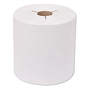Tork Premium Hand Towel Roll, Notched, 1-Ply, 8" x 600 ft, White, 720 Sheets/Roll, 6 Rolls/Carton (8030630)