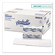 Windsoft SINGLEFOLD TOWELS, 1 PLY, 9.5 X 9, WHITE, 250/PACK, 16 PACKS/CARTON (WIN107)