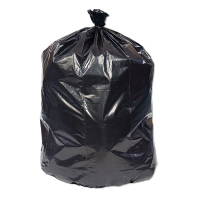 Pitt Plastics Eco-Strong Can Liner, 16 gal, 0.9 mil, 24" x 32", Black, 500/Carton (EC243209K)