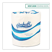 Windsoft BATH TISSUE, SEPTIC SAFE, 1-PLY, WHITE, 4 X 3.75, 1000 SHEETS/ROLL, 96 ROLLS/CARTON (WIN2210)