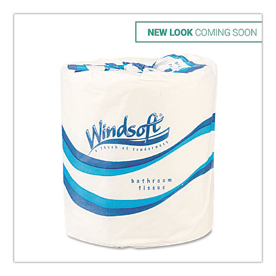Windsoft BATH TISSUE, SEPTIC SAFE, 1-PLY, WHITE, 4 X 3.75, 1000 SHEETS/ROLL, 96 ROLLS/CARTON (WIN2210)