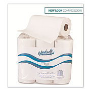 Windsoft Kitchen Roll Towels, 2 Ply, 11 x 9, White, 72 Sheets/Roll, 6 Rolls/Pack (WIN2420)