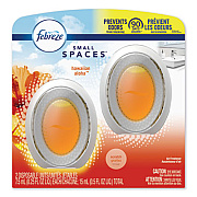 Febreze SMALLSPACES, HAWAIIAN ALOHA, 0.25 ML CARTRIDGE, 2/PACK, 8 PACKS/CARTON (93306)