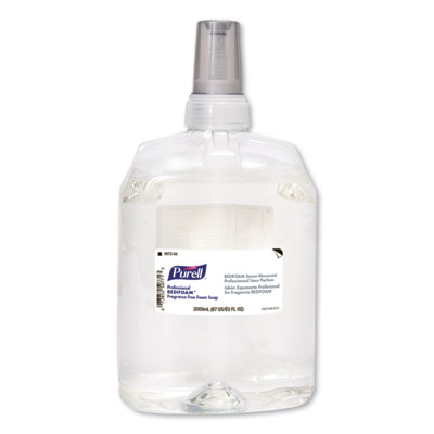 PURELL Professional REDIFOAM Foam Soap Refill, Fragrance-Free, 2,000 mL, 4/Carton (867204CT)