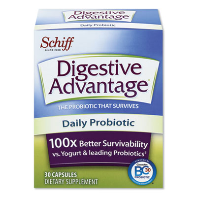 Digestive Advantage Daily Probiotic Capsule, 30 Count (00166EA)