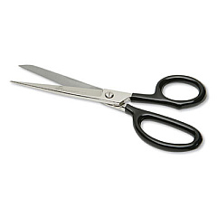 AbilityOne 5110002939199 SKILCRAFT Straight Trimmer's Shears, 7" Long, 3" Cut Length, Black Straight Handle