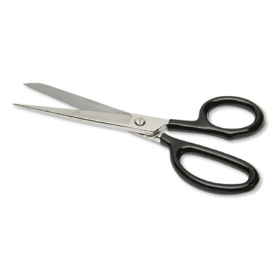 AbilityOne 5110002939199 SKILCRAFT Straight Trimmer's Shears, 7" Long, 3" Cut Length, Black Straight Handle