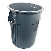 Impact Gator Plus Container, 55 gal, Plastic, Gray (77553)