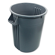 Impact ADVANCED GATOR WASTE CONTAINER, ROUND, PLASTIC, 32 GAL, GRAY (7732GRE)