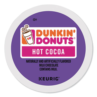 Dunkin Donuts Milk Chocolate Hot Cocoa K-Cup Pods, 24/Box (7721)