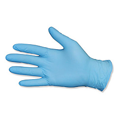 Impact PRO-GUARD DISPOSABLE POWDER-FREE GENERAL-PURPOSE NITRILE GLOVES, BLUE, SMALL, 100/BOX, 10 BOXES/CARTON (8644S)