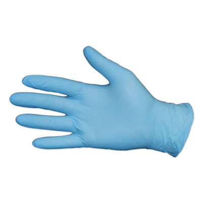 Impact DIVERSAMED DISPOSABLE POWDER-FREE EXAM NITRILE GLOVES, BLUE, SMALL, 100/BOX (8645SBX)