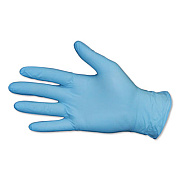 Impact Pro-Guard Disposable Powder-Free General-Purpose Nitrile Gloves, Blue, Small, 100/Box (8644SBX)