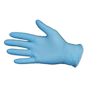 Impact Pro-Guard Disposable Powder-Free General-Purpose Nitrile Gloves, Blue, Large, 100/Box (8644LBX)