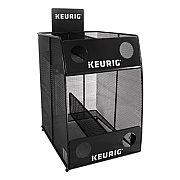 Keurig K-Cup Pod Wire Mesh Display Rack 4-Sleeve, 11 x 14 x 15.4, Black (7582)