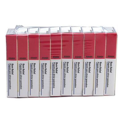 First Aid Only Burn Treatment Pack Refills for ANSI-Compliant First Aid Kit, Tube, 60/Pack (AN404)