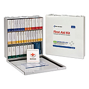 First Aid Only Unitized ANSI 2015 Compliant Class B Type III First Aid Kit for 100 People, 217 Pieces, Metal Case (90570)
