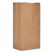 Ross & Wallace Paper Products Grocery Paper Bags, 4# Size, 30# Basis Weight, 5" x 3.13" x 9.88", Kraft, 500/Bundle (GK4500)