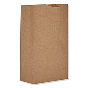 Ross & Wallace Paper Products Grocery Paper Bags, 2# Size, X-Heavy-Duty, 50# Basis Weight, 4.13" x 2.63" x 7.88", Kraft, 250 Bags/Pack, 2 Packs/Bundle (GX2500)