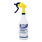Zep Commercial Professional Spray Bottle with Trigger Sprayer, 32 oz Bottle, Clear (HDPRO36EA)