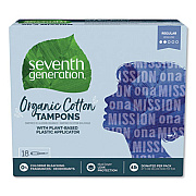 Seventh Generation 45108CT Organic Cotton Tampons