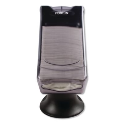 Morcon Tissue Valay Tower Napkin Dispenser, 8 x 17.25 x 13, Black (NT555)