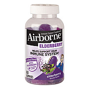 Airborne Immune Support Gummies with Elderberry, 60/Bottle (90369EA)