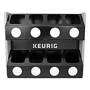 Keurig Premium K-Cup Pod Storage Rack 8-Sleeve, 16 x 21 x 18, Black (7662)