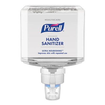 PURELL Healthcare Advanced Foam Hand Sanitizer, 1,200 mL, Natural Scent, For ES8 Dispensers, 2/Carton (775602)