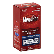 MegaRed Ultra Concentration Omega-3 Krill Oil Softgel, 40 Count (95186EA)