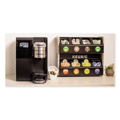 Keurig K3500 MERCHANDISER BUNDLE WITH 8CT MERCHANDISER, SINGLE-CUP, BLACK/SILVER (8606)