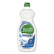 Seventh Generation NATURAL DISHWASHING LIQUID, FREE AND CLEAR, 25 OZ BOTTLE (22733EA)