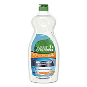 Seventh Generation NATURAL DISHWASHING LIQUID, FRESH LEMON AND TEA TREE, 22 OZ BOTTLE (22923EA)