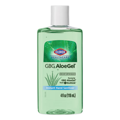 Clorox Healthcare GBG ALOEGEL INSTANT GEL HAND SANITIZER, 4 OZ BOTTLE, 24/CARTON (32374)