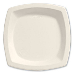 Dart Bare Eco-Forward Sugarcane Dinnerware, Plate, 6.7" dia, Ivory, 125/Pack (6PSC2050PK)