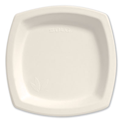 Dart Bare Eco-Forward Sugarcane Dinnerware, Plate, 8.3" dia, Ivory, 125/Pack (8PSC2050CT)