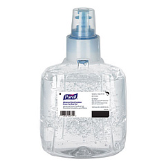 PURELL Advanced Hand Sanitizer Green Certified Gel Refill, For LTX-12 Dispensers, 1,200 mL, Fragrance-Free, 2/Carton (190302CT)