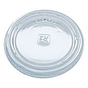 Fabri-Kal Portion Cup Lids, Fits 3.25 oz to 5.5 oz Portion Cups, Plastic, Clear, 2,500/Carton (XL345PC)