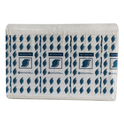 GEN Multi-Fold Paper Towels, 1-Ply, White, 334 Towels/Pack, 12 Packs/Carton (GEN1520)