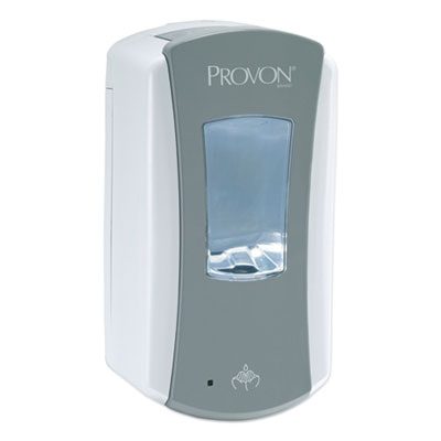 PROVON LTX-12 Dispenser, 1,200 mL, 5.75 x 3.38 x 10.63, Gray/White, 4/Carton (197104CT)