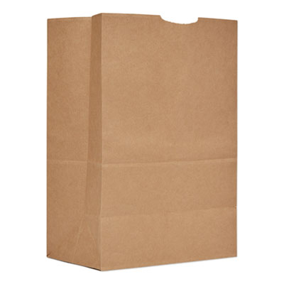 Ross & Wallace Paper Products Grocery Paper Bags, 1/6 BBL Size, 57# Basis Weight, 12" x 7" x 17", Kraft, 500/Bundle (SK1657)