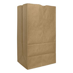 Ross & Wallace Paper Products Grocery Paper Bags, 25# Squat Size, Extra-Heavy-Duty, 60# Basis Weight, 8.25" x 5.25" x 16.13", Kraft, 500/Bundle (GX2560S)