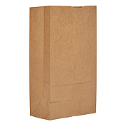 Ross & Wallace Paper Products Grocery Paper Bags, 12# Size, 40# Basis Weight, 7" x 4.38" x 13.75", Kraft, 500/Bundle (GK12500)