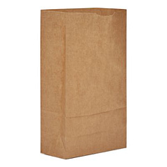 Ross & Wallace Paper Products Grocery Paper Bags, 6# Size, 35# Basis Weight, 5.88" x 3.63" x 11", Kraft, 2,000/Bundle (GK6)