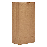 General Grocery Paper Bags, 8# Size, Extra-Heavy-Duty, 60# Basis Weight, 6.13" x 4.17" x 12.44", Kraft, 1,000/Bundle (GX8)