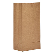 Ross & Wallace Paper Products Grocery Paper Bags, 8# Size, 35# Basis Weight, 6" x 3.88" x 12.5", Kraft, 500/Bundle (GK8500)