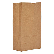 Ross & Wallace Paper Products Grocery Paper Bags, 12# Size, Extra-Heavy-Duty, 60# Basis Weight, 7" x 4.38" x 13.75", Kraft, 500/Bundle (GX12500)