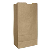 Ross & Wallace Paper Products Grocery Paper Bags, 16# Size, Extra-Heavy-Duty, 60# Basis Weight, 7.75" x 4.75" x 16", Kraft, 500/Bundle (GX16)