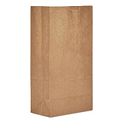 Ross & Wallace Paper Products Grocery Paper Bags, 5# Size, Extra-Heavy-Duty, 50# Basis Weight, 5.25" x 3.38" x 10.94", Kraft, 500/Bundle (GX5500)